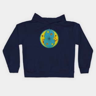 Two facing moons Kids Hoodie